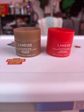 LANEIGE Lip Sleeping Masks in Brown & Red